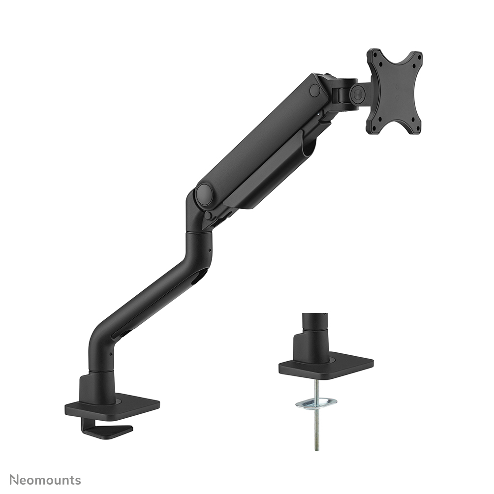 Neomounts DS70S-950BL1 Support d'écran à fixer 17-49" - ressort à gaz - Topfix - arrêt 180°